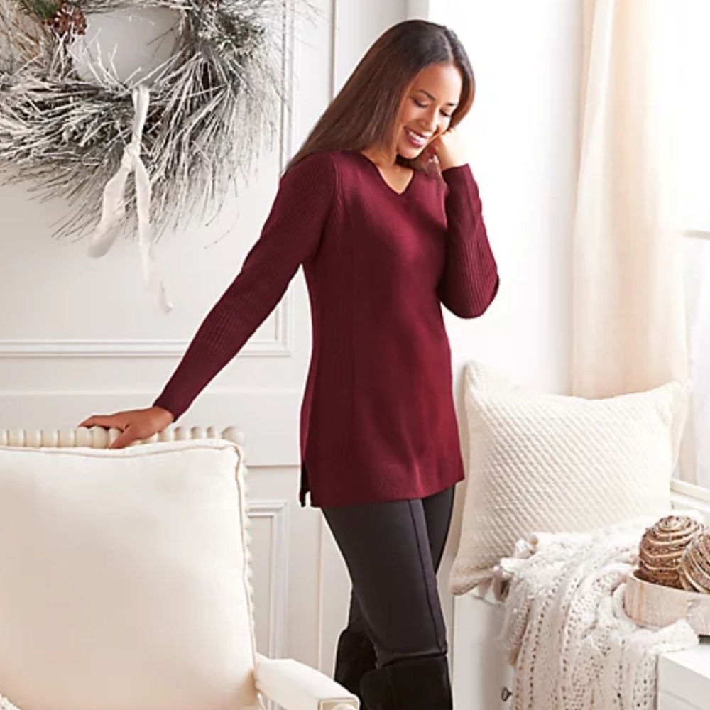 Plum sweater